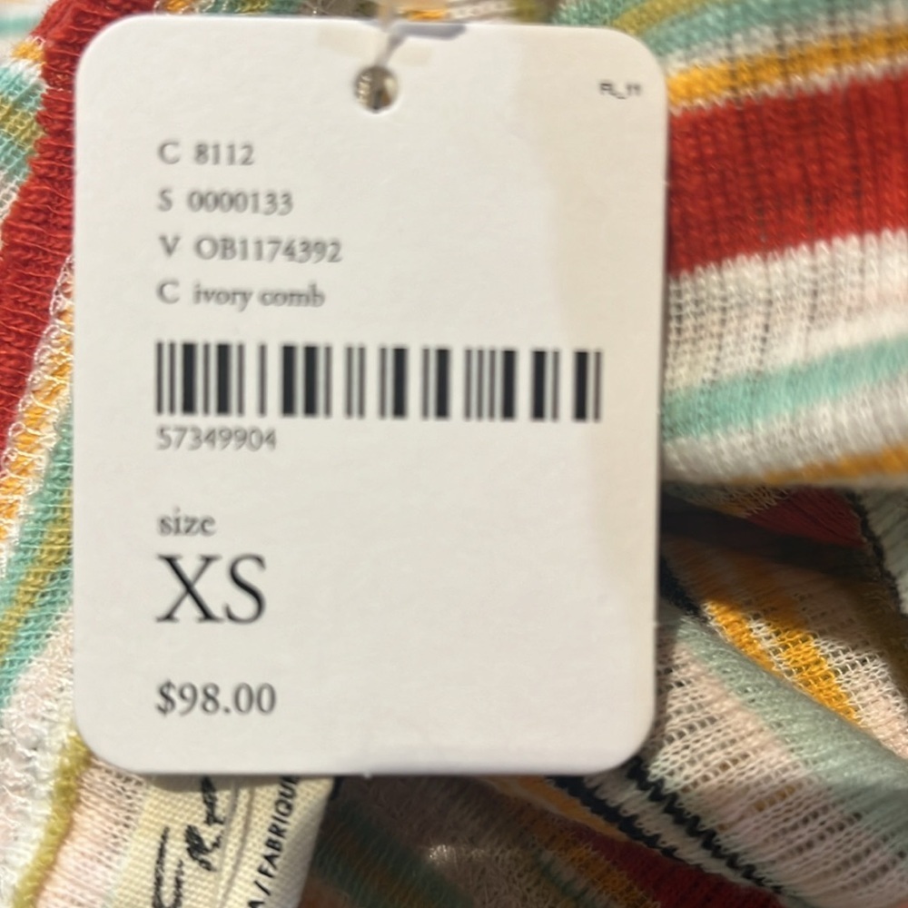 NWT Free People We The Free Beachy Keen top XS​​​ - Picture 8 of 8